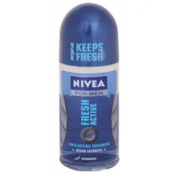 Nivea Fresh Active Deodorant Roll-On - For Men (50 Ml)